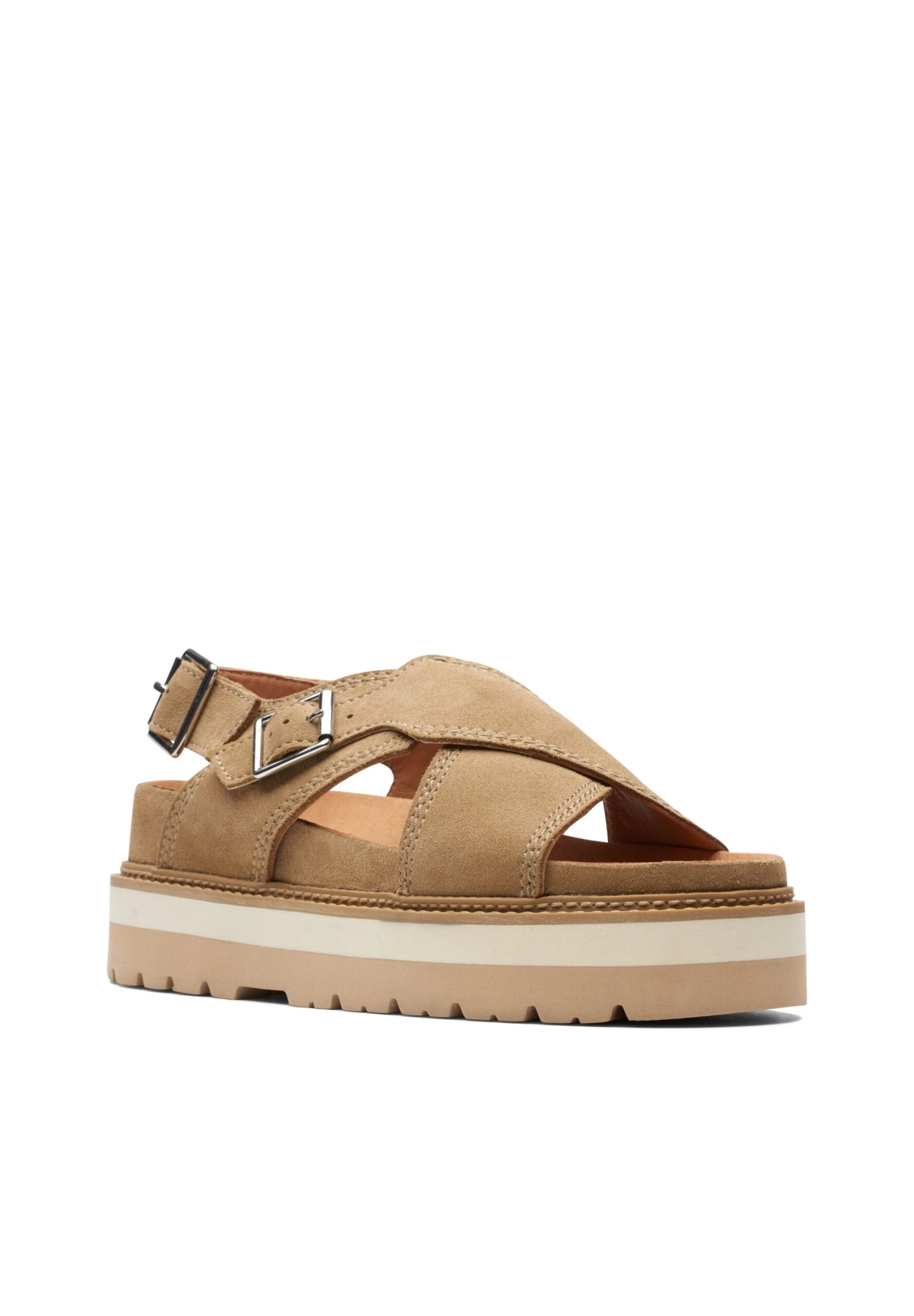 Clarks Orianna Roam- Sandalias De Cuña - Beige 6 Clarks Orianna Roam- Sandalias De Cuña - Beige - Imagen 6