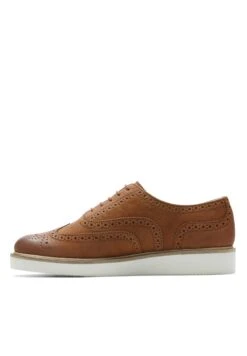 Clarks Baille Brogue - Zapatos De Vestir - Cognac
