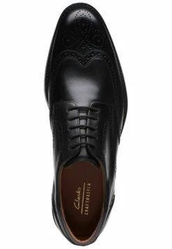 Clarks Business - Zapatos De Vestir - Black Leather -Ofertas Clarks Tienda 1b389b5ac0f34e16ad12c417f624b2bd