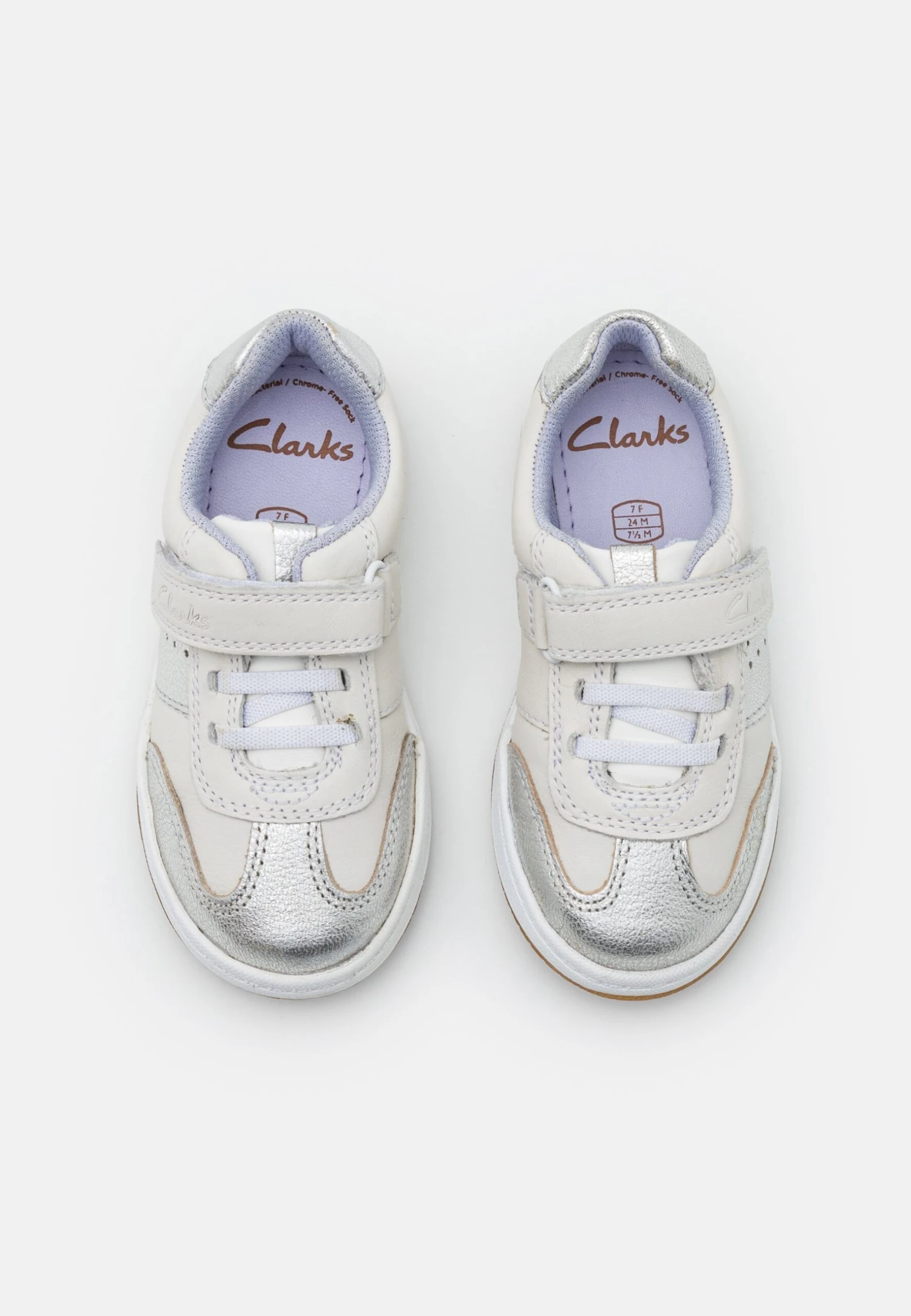 Clarks Fawn Family- Zapatillas - White Metallic 4 Clarks Fawn Family- Zapatillas - White Metallic - Imagen 4