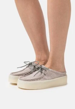 Clarks Originals Wallabee Cup- Sandalias Planas - Grey