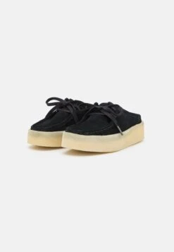 Clarks Originals Wallabeecup - Sandalias Planas - Black -Ofertas Clarks Tienda 481fee904c664034a9ed3935a25cf2a4