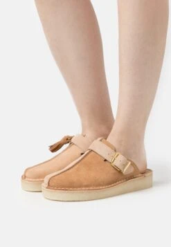 Clarks Originals Trek Mule - Sandalias Planas - Light Tan -Ofertas Clarks Tienda 4aa2bba3086f4132bad8396805694bf4