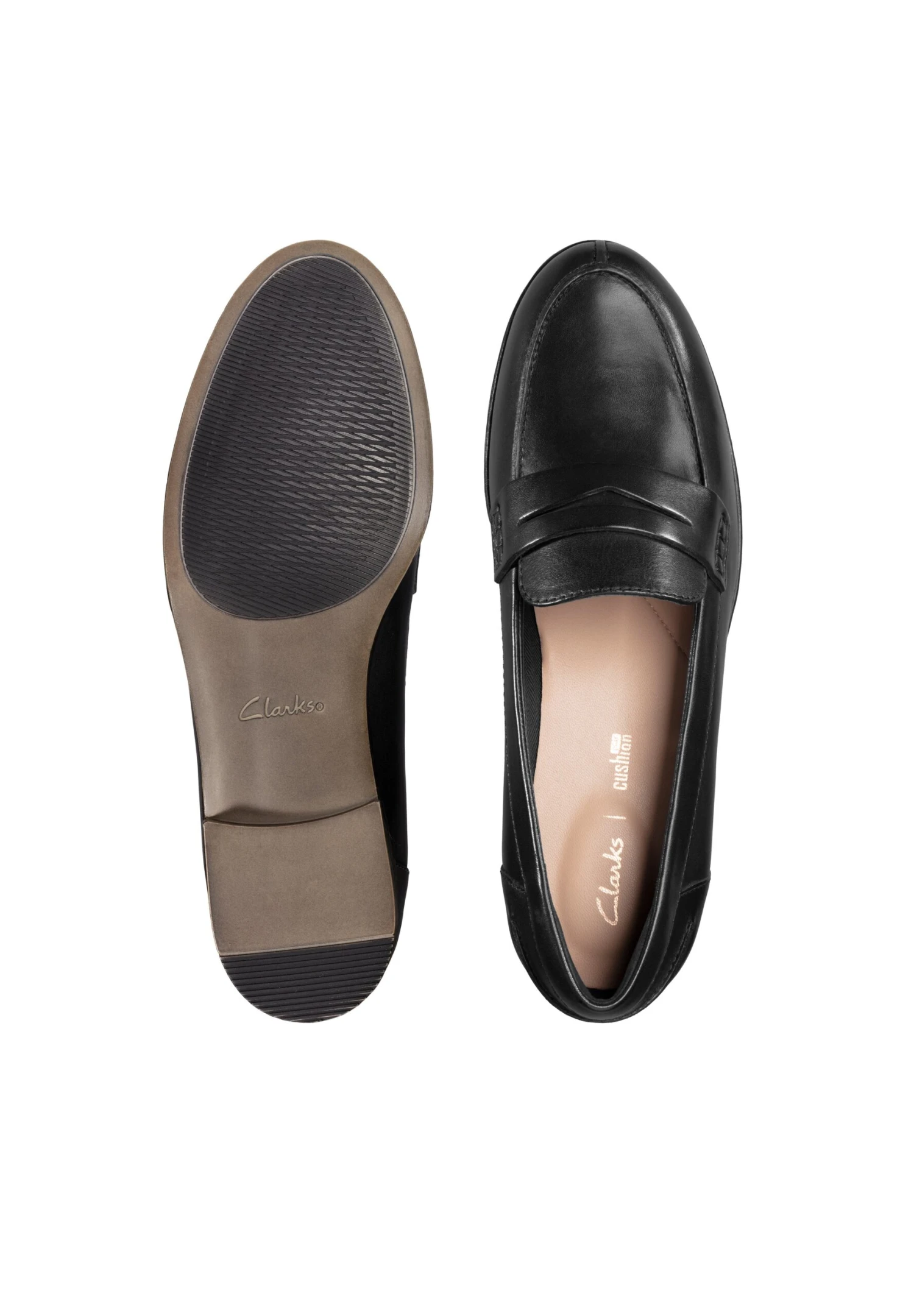 Clarks Mocasines - Black Leather 2 Clarks Mocasines - Black Leather - Imagen 2