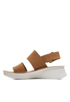 Clarks Velhill Strap - Sandalias De Cuña - White -Ofertas Clarks Tienda 67de091992844a8187ff400d674b3d31