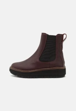 Clarks Oriannaw Up - Botines Con Plataforma - Burgundy