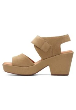 Clarks Kimmeihi Strap-D - Sandalias Con Plataforma - Beige