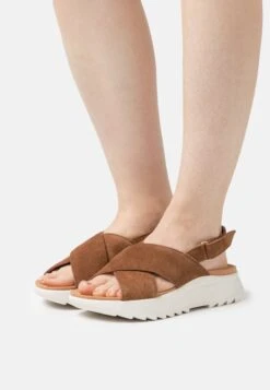 Clarks Dashlite Wish - Sandalias Con Plataforma - Dark Tan