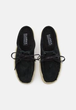 Clarks Originals Wallabeecup - Sandalias Planas - Black -Ofertas Clarks Tienda 888fd7e99ca947faa67b16eb8add7bf7