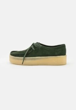 Clarks Originals Wallabee Cup - Zapatos Con Cordones - Dark Green