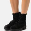 Clarks Orianna Cap - Botines Con Cordones - Black