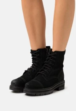 Clarks Orianna Cap - Botines Con Cordones - Black