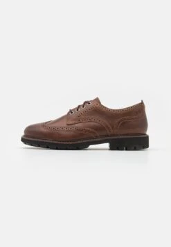 Clarks Batcombe Far - Zapatos Con Cordones - Dark Tan Lea