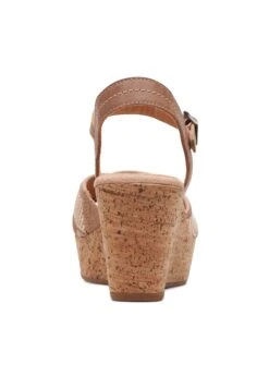 Clarks Elleri Plum - D - Sandalias De Cuña - Beige / Brown -Ofertas Clarks Tienda 9edab0db62fb4e99991c97350323d169