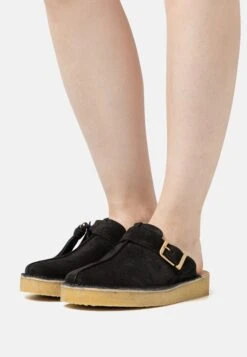 Clarks Originals Trek Mule - Sandalias Planas - Black