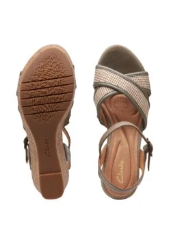 Clarks Elleri Plum - D - Sandalias Con Plataforma - Green -Ofertas Clarks Tienda a9ab2b7c107a4daa88619987329bc301