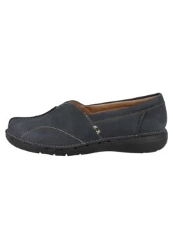 Clarks Un Loop Stride- Mocasines - Navy Nubuck