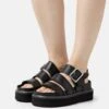 Clarks Orianna Over - Sandalias Con Plataforma - Black