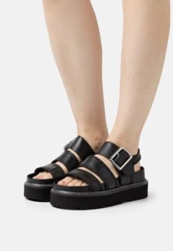 Clarks Orianna Over - Sandalias Con Plataforma - Black