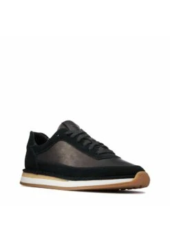 Clarks Run Lace - Zapatillas - Black Combi Suede -Ofertas Clarks Tienda b68629d077394081a506f41c31423f7a