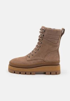 Clarks Orianna Hike - Botines Con Plataforma - Pebble