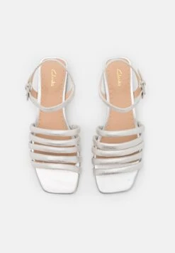 Clarks Seren Part - Sandalias - Silver Metallic -Ofertas Clarks Tienda c42a0ea703f24daca85de07c8a87b67f