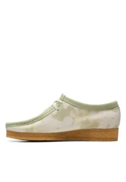 Clarks Wallabee - Zapatos Con Cordones - Light Green