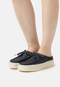 Clarks Originals Wallabeecup Low - Mocasines - Black