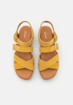 Clarks Kimmei Buckle - Sandalias Con Plataforma - Yellow -Ofertas Clarks Tienda cf0c17811c8e475285e074f450934375