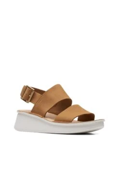 Clarks Velhill Strap - Sandalias De Cuña - White
