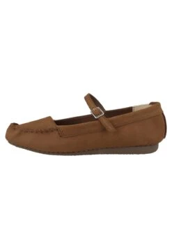 Clarks Freckle Bar Damen- Bailarinas Con Hebilla - Dark Tan Suede