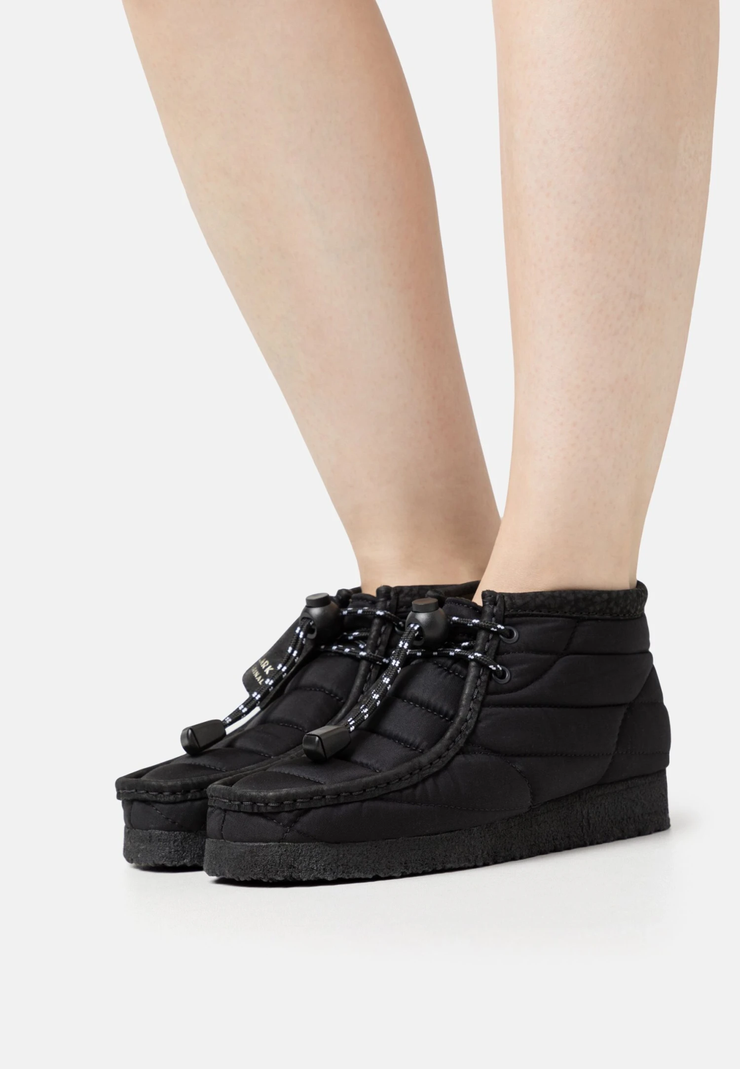 Clarks Originals Wallabee- Botines Bajos - Black Quilted 1 Clarks Originals Wallabee- Botines Bajos - Black Quilted