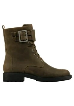 Clarks Botines Con Cordones - Dark Olive Lea