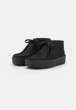 Clarks Originals Wallabeecup - Zapatos Con Cordones - Black -Ofertas Clarks Tienda de6e0ce013564402953115534bcf2a5f