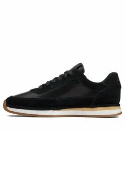 Clarks Run Lace - Zapatillas - Black Combi Suede