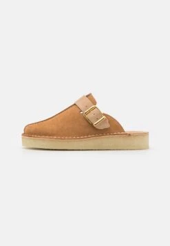 Clarks Originals Trek Mule - Sandalias Planas - Light Tan