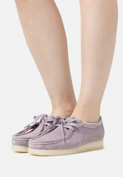 Clarks Originals Wallabee. - Zapatos Con Cordones - Mauve