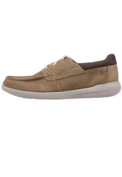 Clarks Gorwin Moc - Zapatos Con Cordones - Beige